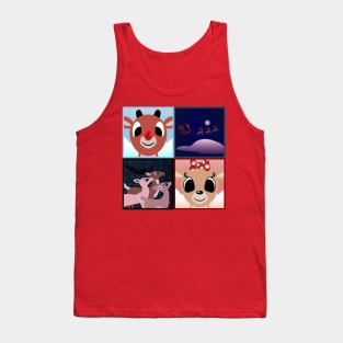 Rudolph Squares Tank Top